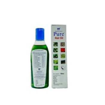 Back View-Pure Hair Oil (100ml) - Meditek