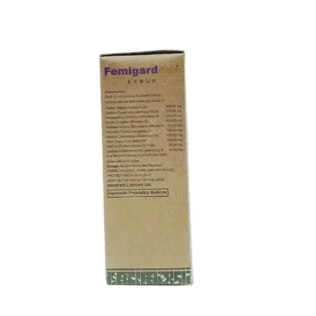 Side View-Femigard Gold Syrup (200ml) - Green Milk Concepts