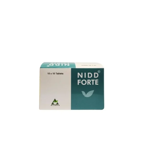 Front View-Nidd Forte Tablet (10Tabs) - Alopa Herbal Healthcare