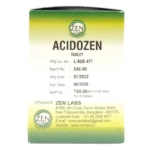 Side View-Acidozen Tablet (10Tabs) - Zen Labs