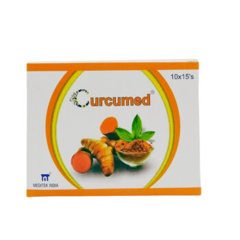 Front View-Curcumed Tablet (15Tabs) - Meditek India
