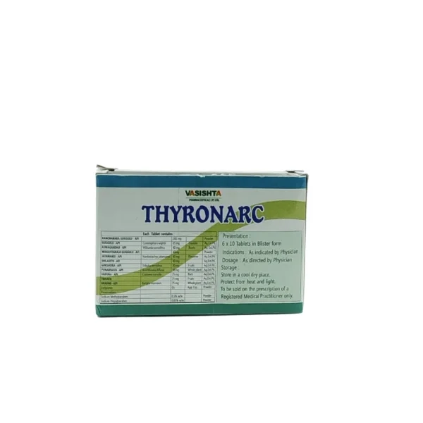 Back View-Thyronarc (10Tabs) - Vasishta Pharma