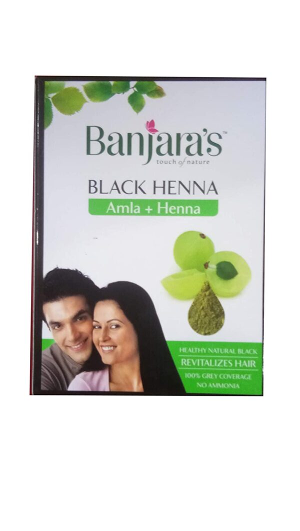 Black Henna With Amla Powder Banjara'S AyurCentral Online
