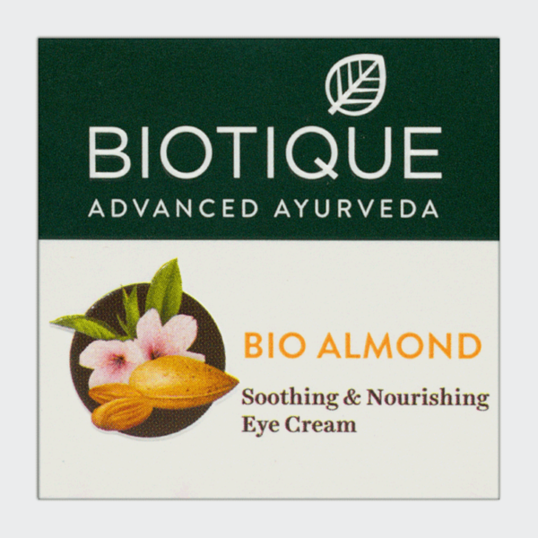 Almond Eye Cream (15Gm) Biotique AyurCentral Online