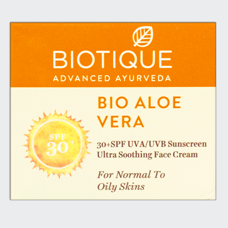 Aloe Vera Spf 30 Cream Biotique AyurCentral Online