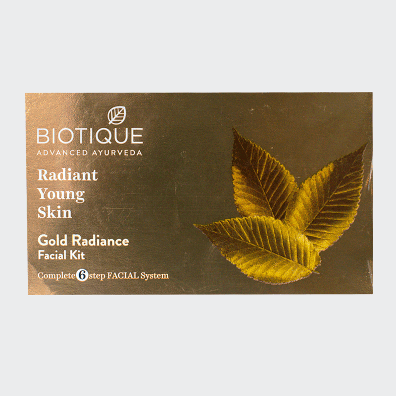 Gold Radiance Facial Kit With Gold Bhasma Biotique AyurCentral Online