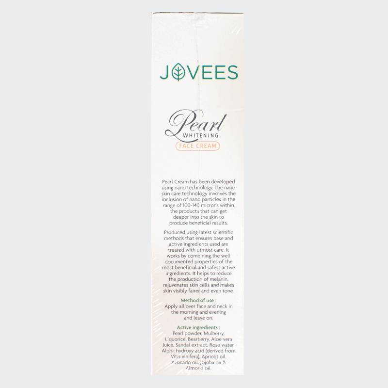 Pearl Face Cream (60Gm) Jovees AyurCentral Online