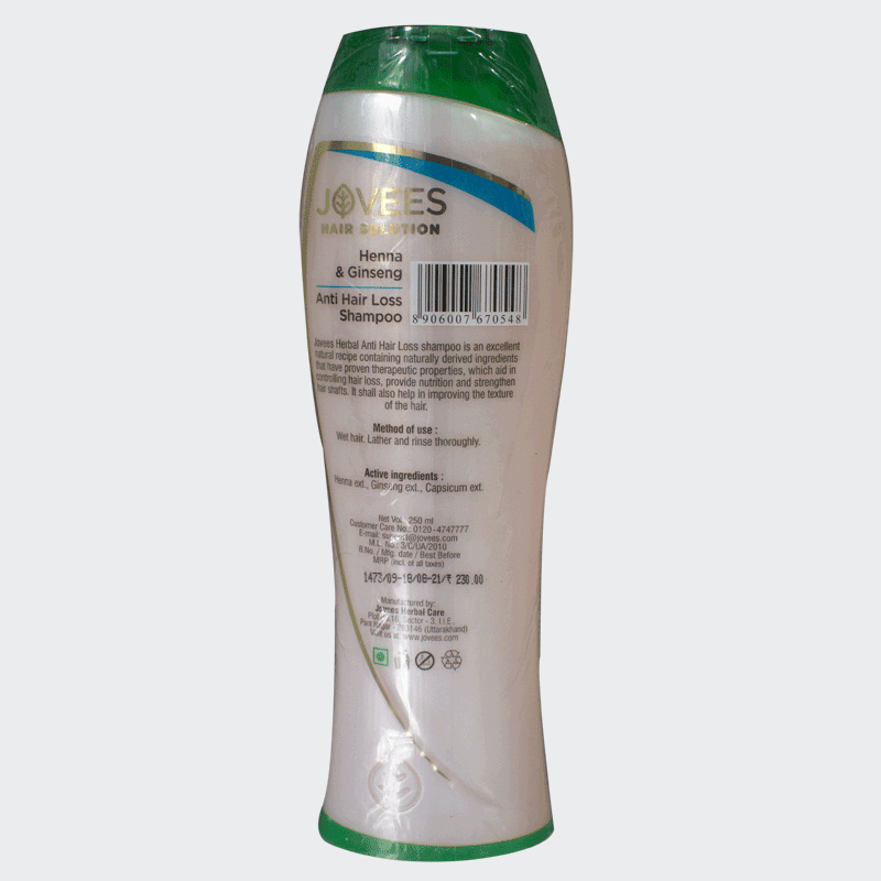 Anti Hair Loss Shampoo Jovees AyurCentral Online