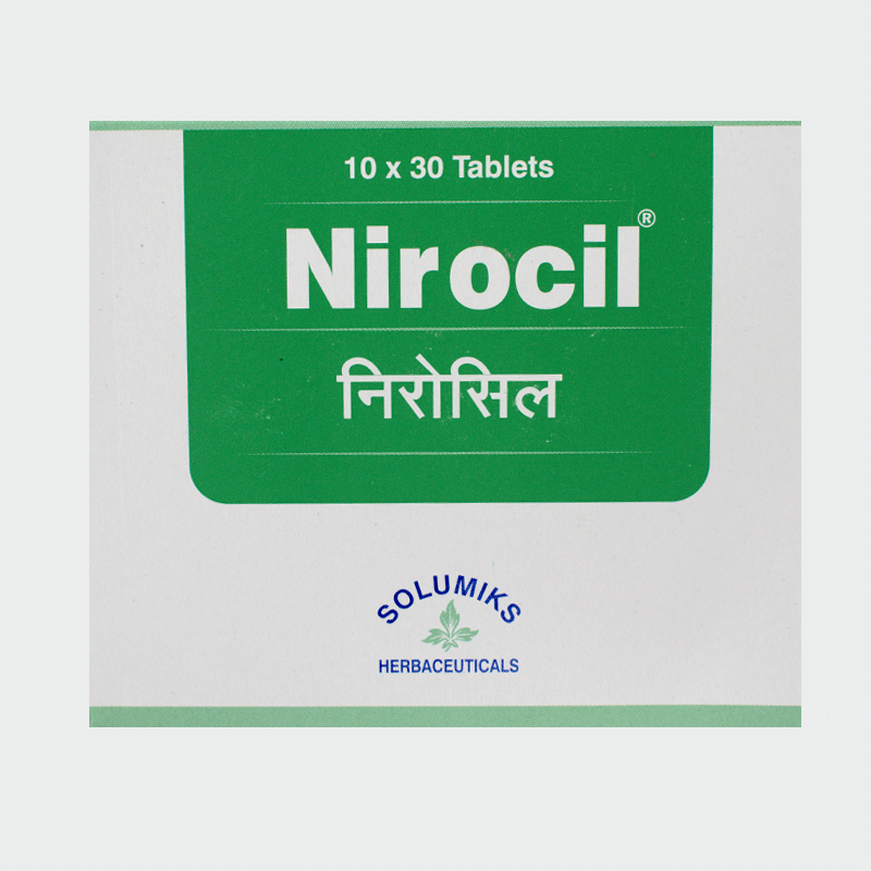 Nirocil Tablet (30Tabs) - Solumiks - AyurCentral Online