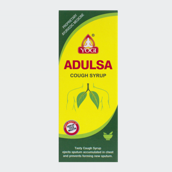 Adulsa Cough Syrup (100ml) Yogi Ayurvedic AyurCentral Online