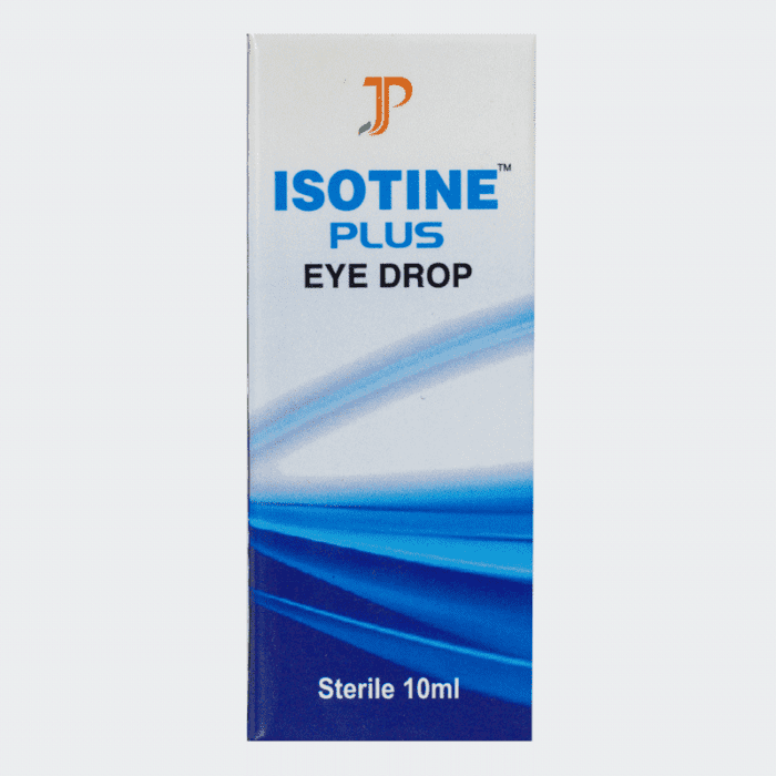 Isotine Plus Eye Drops (10ml) - Jagat Pharma - AyurCentral Online