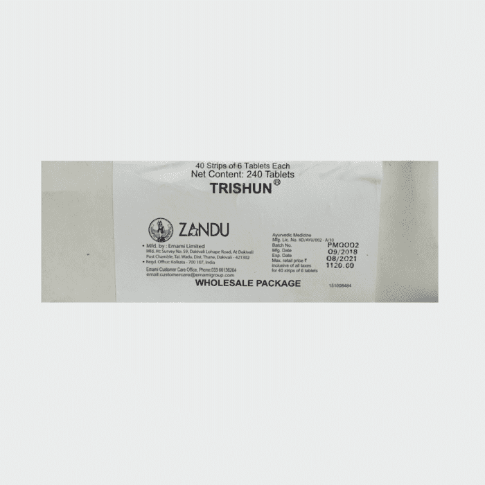 Trishun Tablet - Zandu Pharma - AyurCentral Online