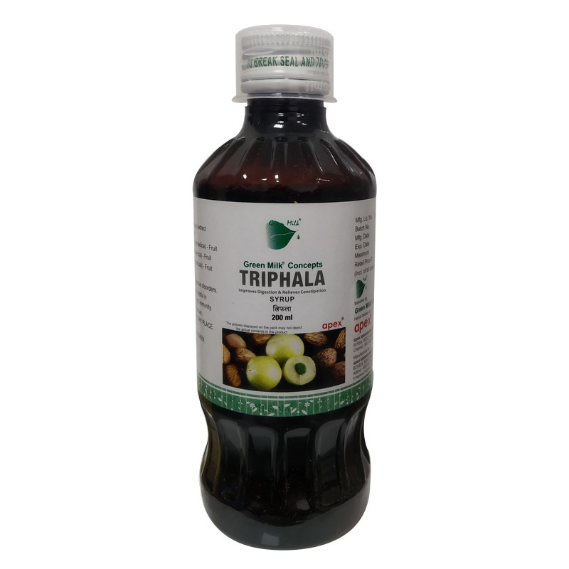 Triphala Syrup (200ml) Green Milk Concepts AyurCentral Online