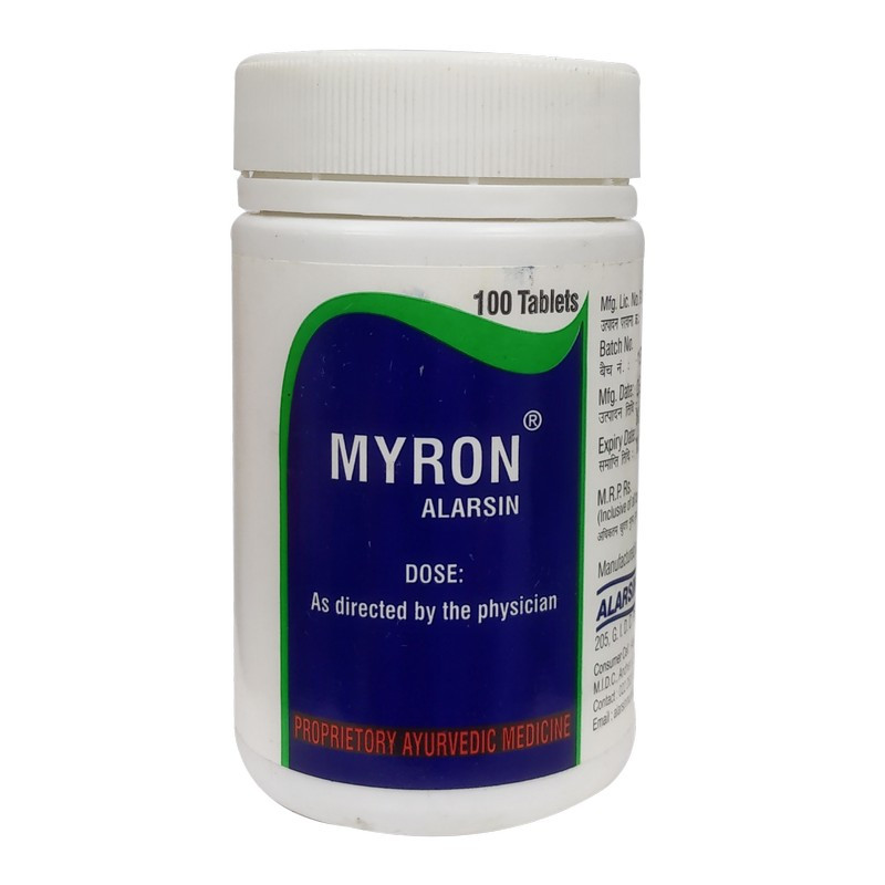 Myron Tablet (100Tabs) - Alarsin - AyurCentral Online