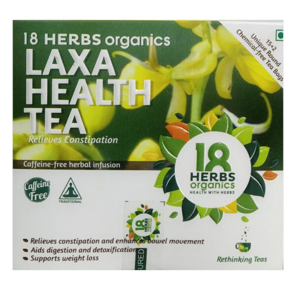 Lax Health Tea by 18 Herbs Organic AyurCentral Online