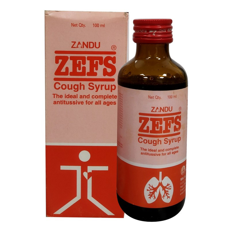 Zefs Cough Syrup (100ml) Zandu Pharma Ayurcentral Online