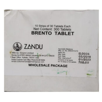 Brento Tablet (30Tabs), Buy Brento tablets at best price in India ...