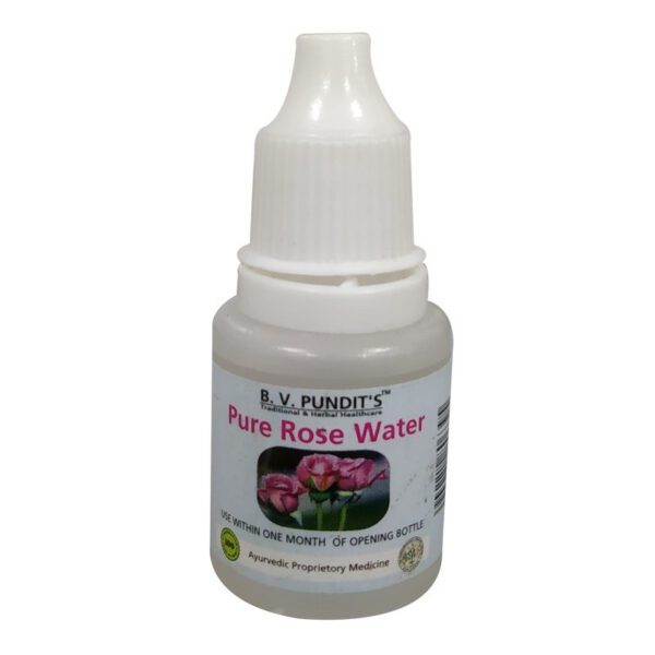 Pure Rose Water (10ml) B.V.Pundit's AyurCentral Online