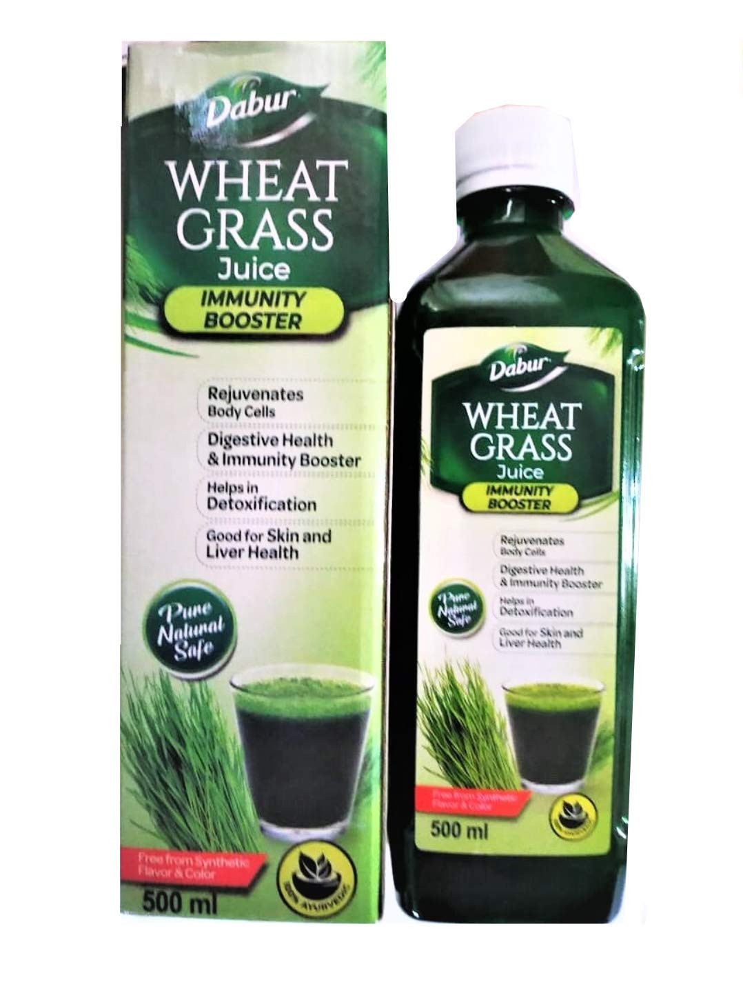 Wheat Grass Juice (500ml) Dabur AyurCentral Online