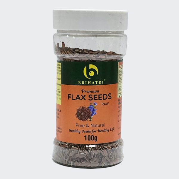 Flax Seeds Raw (100Gm) Brihatri AyurCentral Online