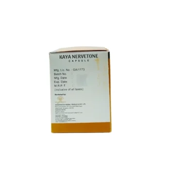 Back View-Kaya Nervetone Capsule (10Caps) - Kayashakthi Herbal Products