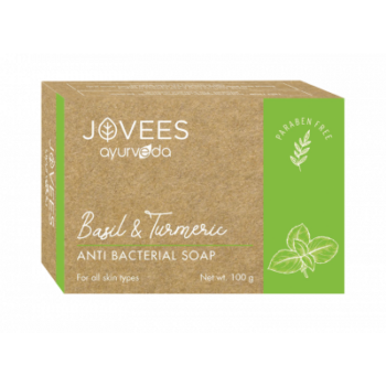 Basil & Turmeric Soap (100Gm) - Jovees