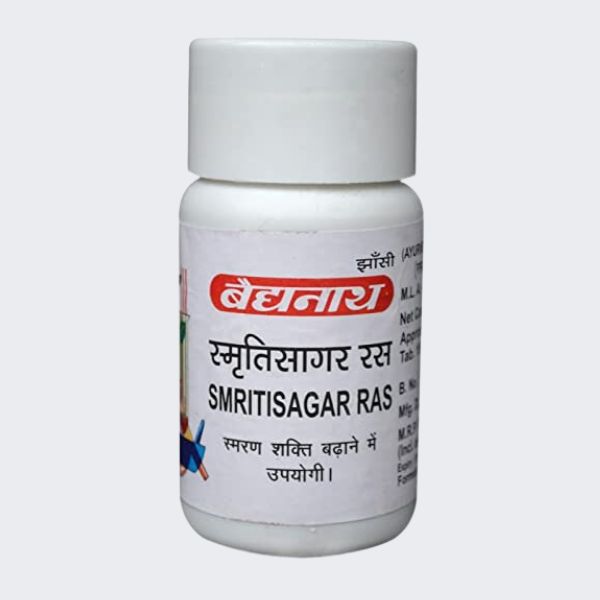 Smriti Sagar Ras (80Tabs) - Baidyanath - AyurCentral Online