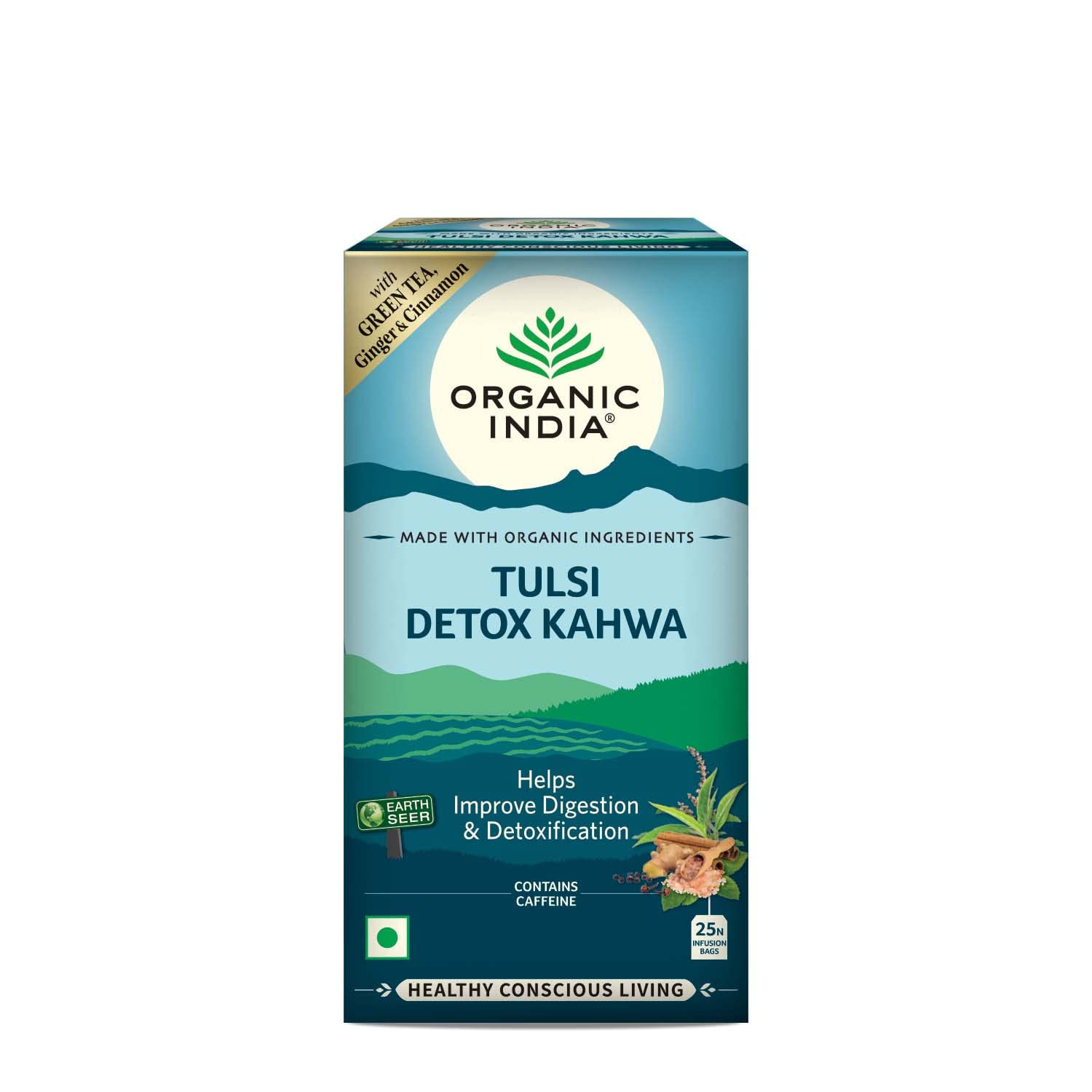 Tulsi Detox Kahwa (25Bags) Organic India AyurCentral Online