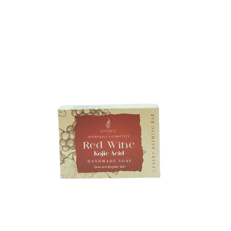 Purchase Now-Red Wine Handmade Soap (100Gm) - Aptayu