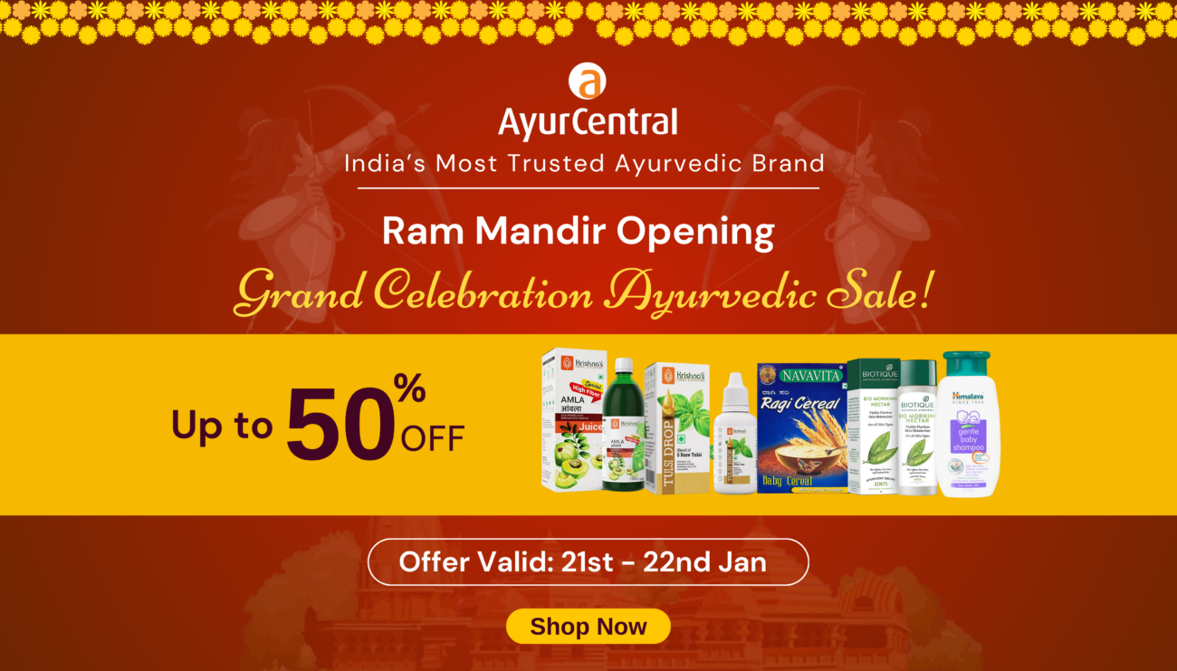 Ayurvedic Celebration Sale!