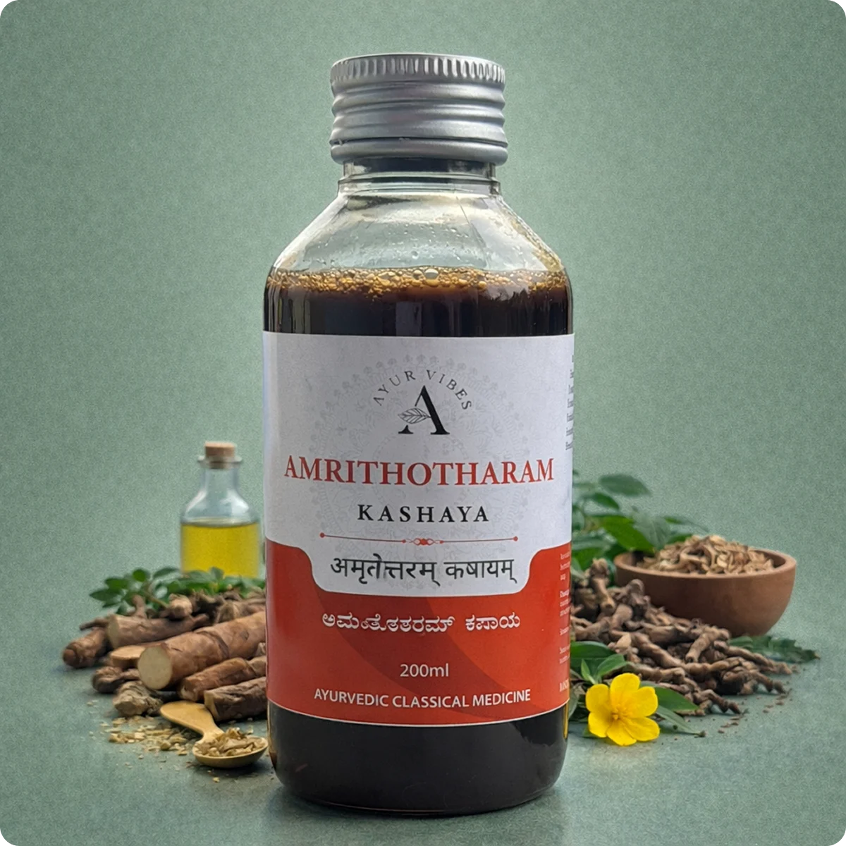 Amrithotharam Kashaya 200ml – Ayurveda one