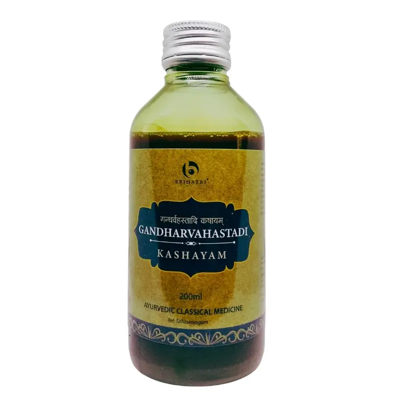GANDHARVAHASTADI KASHAYAM 200ML - BRIHATRI - AyurCentral Online