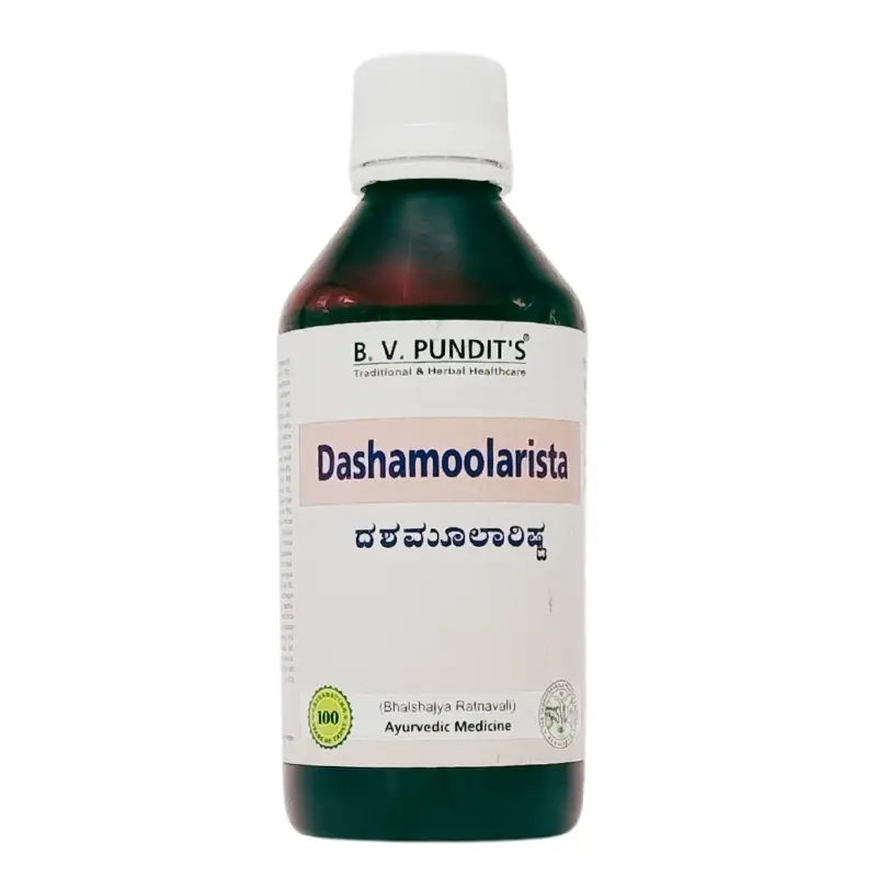 Dashamoolarishta (200ml) - B.V.Pundit's - AyurCentral Online