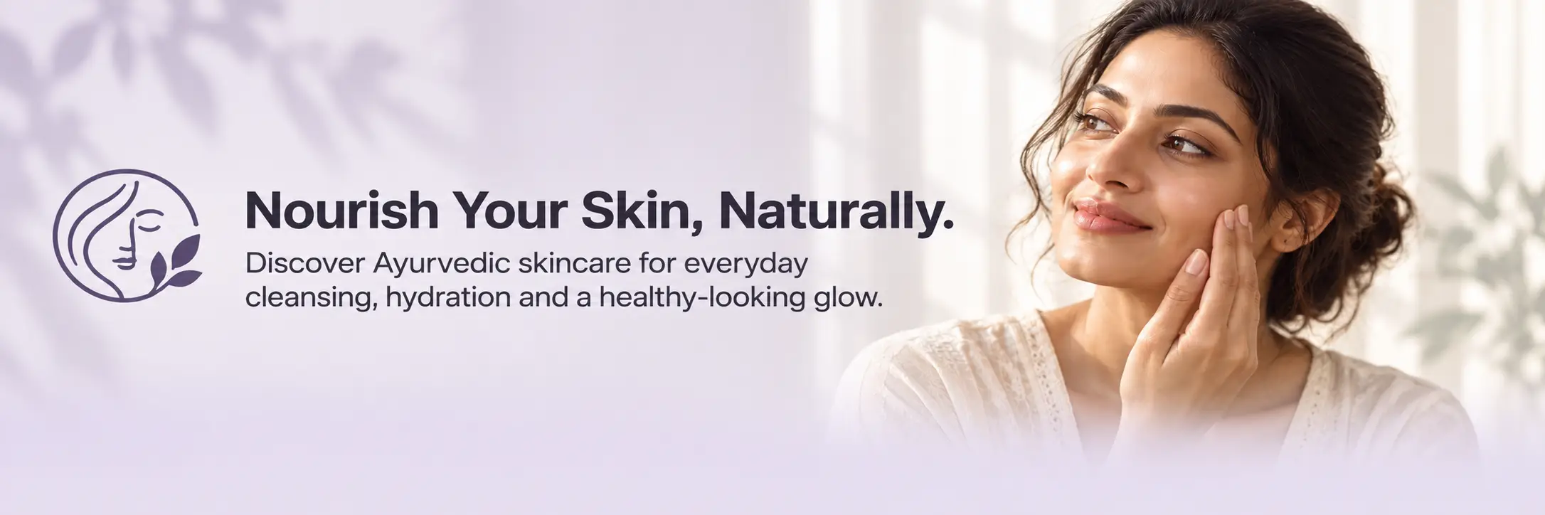 skin care banner
