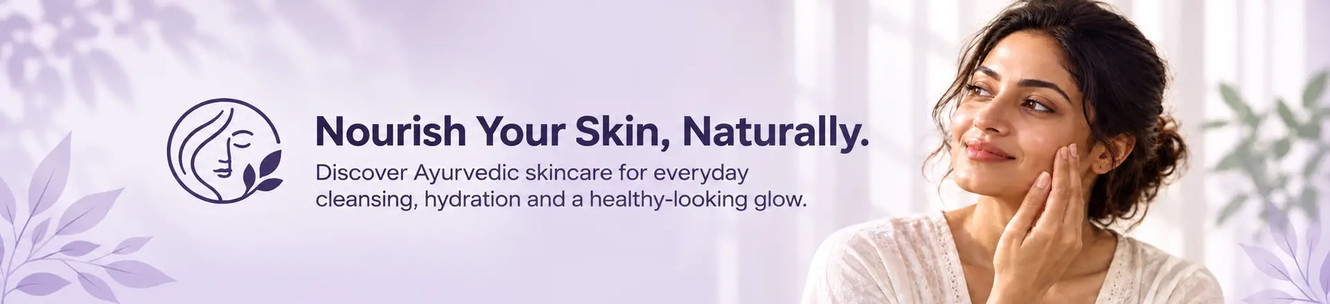 skin care banner