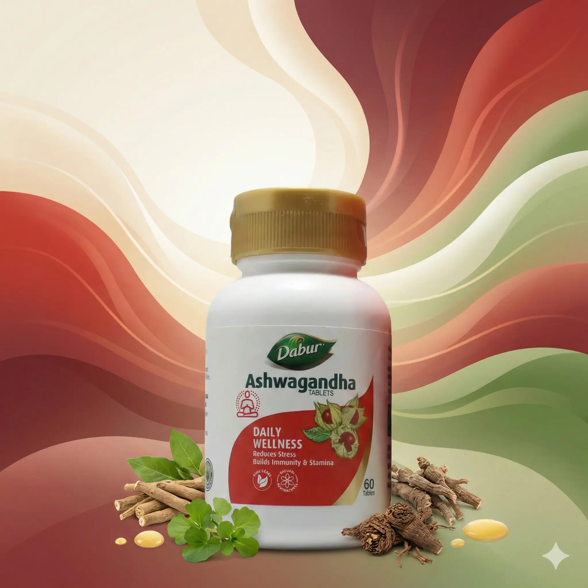Ashwagandha Tablet (60Tabs) - Dabur
