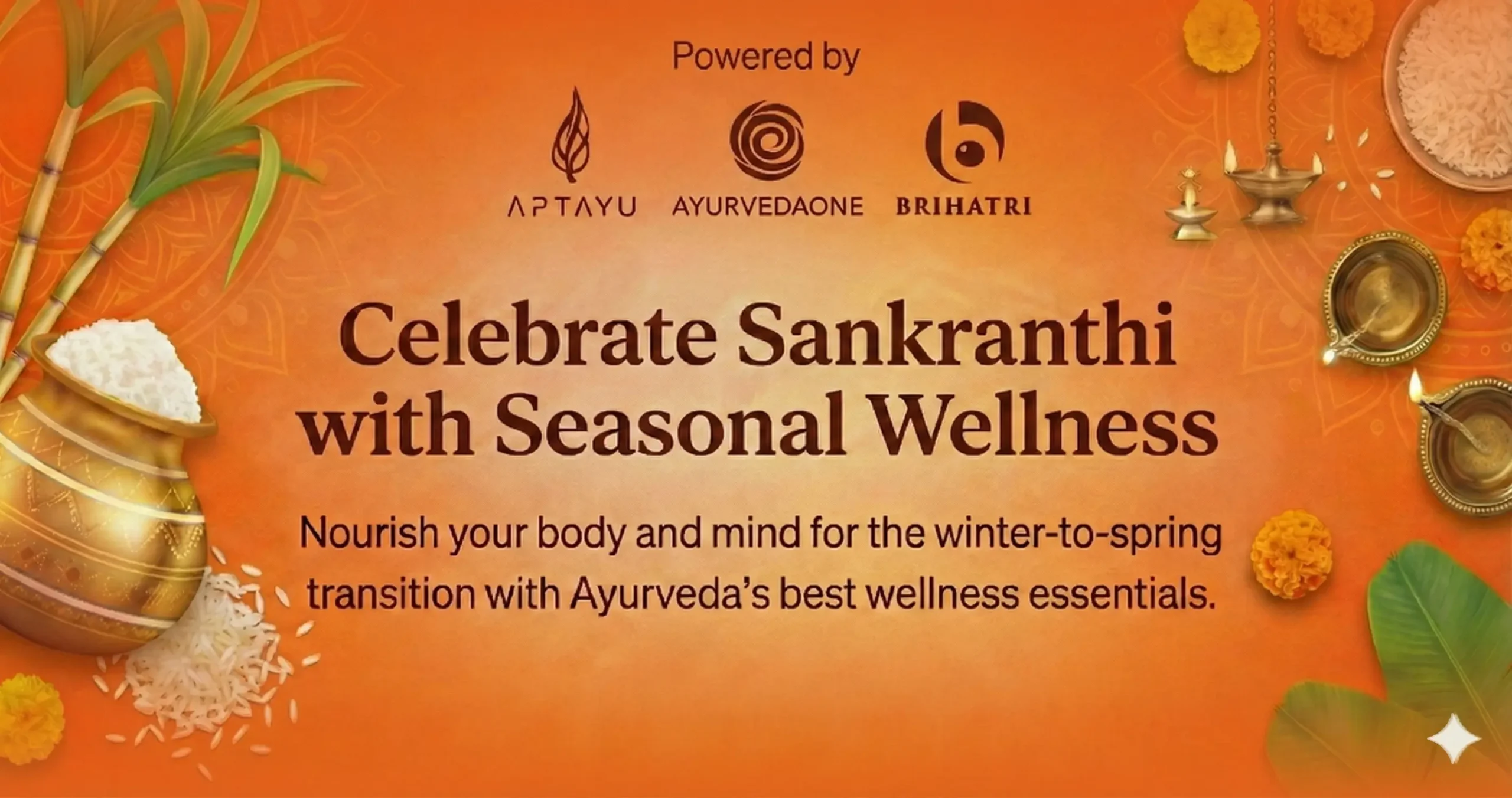 AyurCentral Celebrate Sankranthi with Seasonal Wellness hero banner mobile