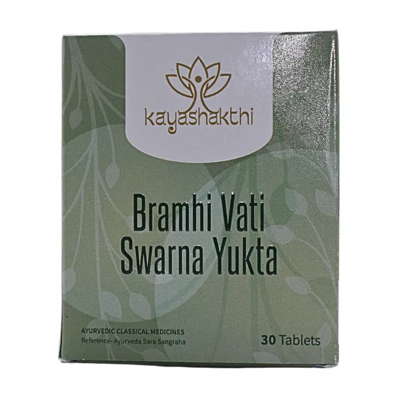 Brahmi Vati Swarnayuktha 30Tab Kayashakthi
