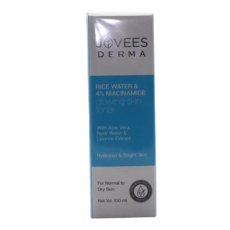 Jov Rice Water & Niacinamide Glowing Skin Toner 100Ml-Jov