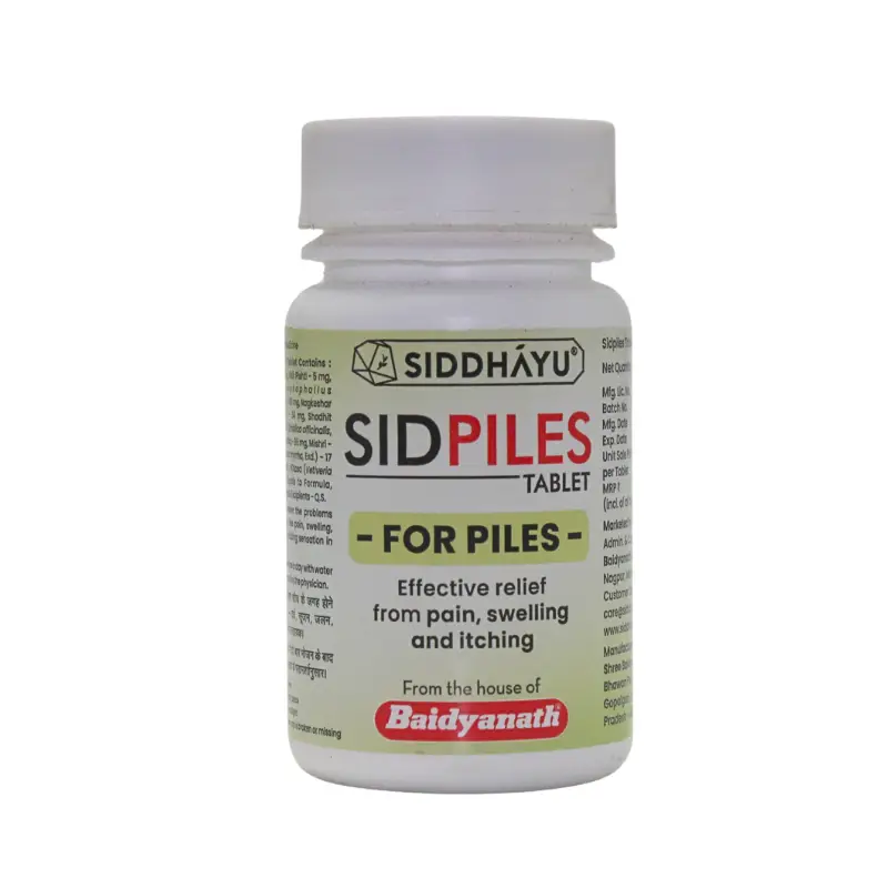 Sidpiles 60 Tab - Baidyanth