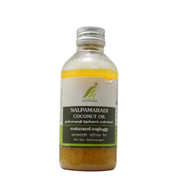 Buy ASHTANGA AYURVEDICS (P)LTD NALAPAMARADI COCONUT OIL 200ML ASHTANGA AYURVEDICS online