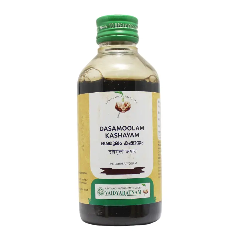 Buy VAIDYARATHNAM DASAMOOLAM KASHAYAM 200ML - VAIDYARATNAM online